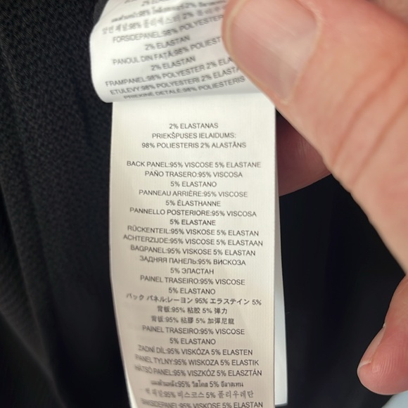 Michael Kors blouse, black, cute Crossbody detail, light wear, long slee… - Picture 5 of 5